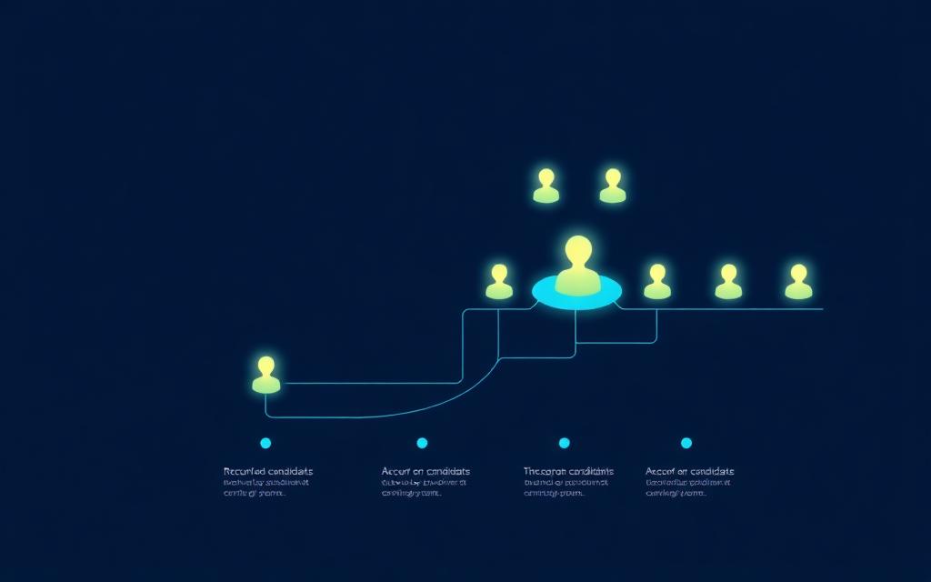Abstract architecture visual representing AI Recruitment Automation